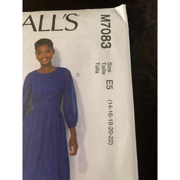 McCall's Misses Dress Sewing Pattern Sz 14 - 22 M7083 - Uncut - Picture 4 of 9